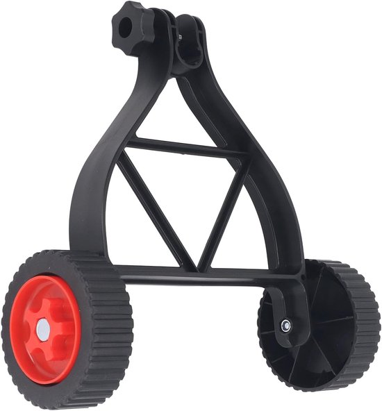 Ondersteuning Wiel voor Grasmaaier en Trimmer - Zwarte Handwagen Wielen met Schoffel voor Tuinieren .