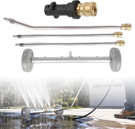 Ondervloerwas auto 4000 PSI - hogedrukreiniger - 2-wieltechnologie - grondige reiniging - ShopVlot