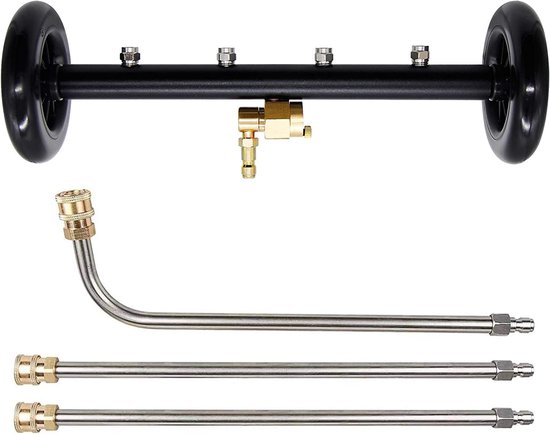 Onderwagenreiniger - Reinigingsmachine - Auto Chassis Reinigen - 4000 Psi Kracht - 16 Inch - Zilver