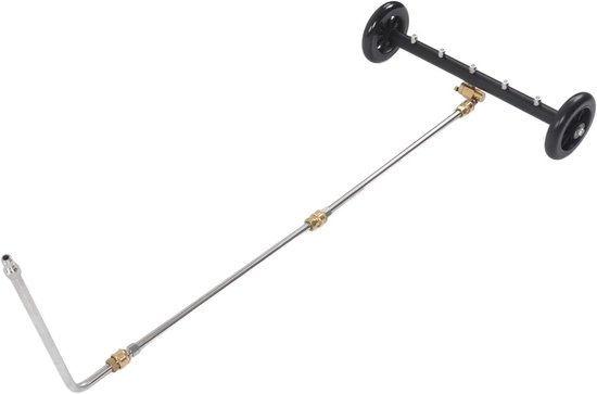 Onderwagenreiniger - Waterbezem - Voertuigen Reinigen - 4000 Psi Kracht - 49 cm Lengte - Zilver