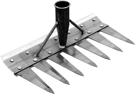 Onkruid Hark - Tuin Hark - Wieden Verticuteren - Demontabele Elementen - 300g 900g van Merkloos	