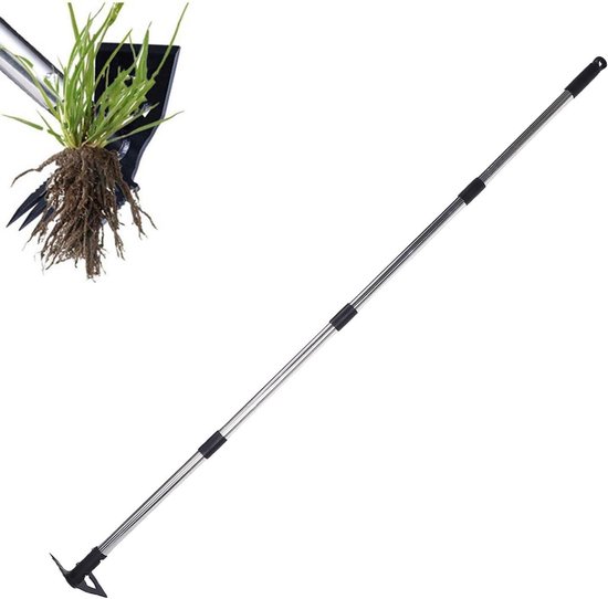 Onkruid Schoffel - Tuin Schoffel - Wieden en Tuinieren - Verstelbare Lengte - 160 cm - Zwart