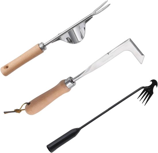 Onkruid Verwijderaar Tuin Gereedschap Set - 3 Stuks van Kreator