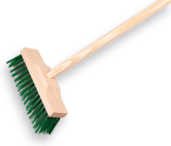 Onkruidbezem 25cm met staaldraad en steel 150cm van TalenTools