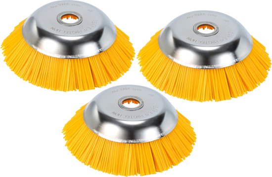 Onkruidborstel 3st Nylon Borstelbijlage 25,4x200mm Nylon Borstel voor Stihl Bosmaaier van TOM.