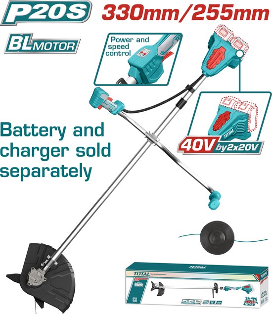Onkruidborstel Electrisch - Bosmaaier Electtrisch - Onkruidverwijderaar Electrisch van Güde