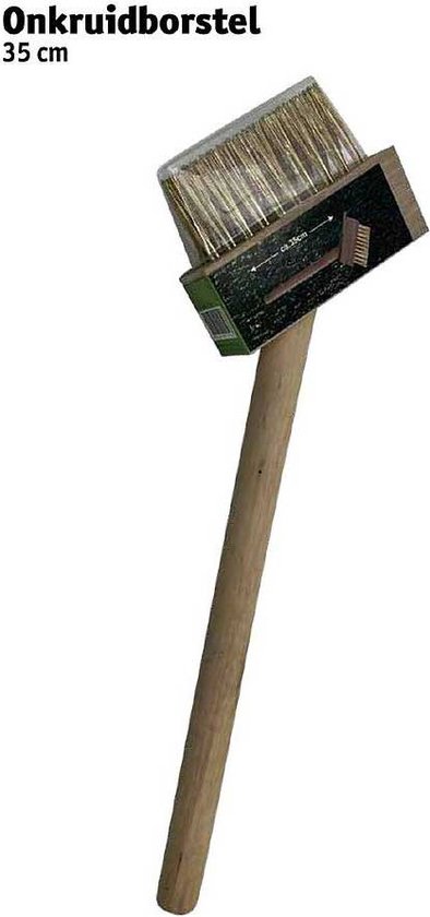 Onkruidborstel - Met houder en steel - Steel 35 cm van Kinzo Garden