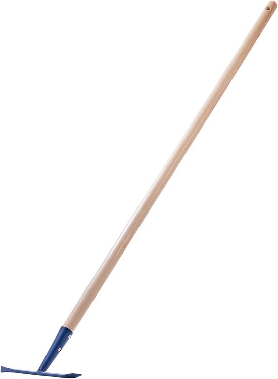 Onkruidborstel met Lange Houten Steel voor Mos en Voegenreinigen van Merkloos	