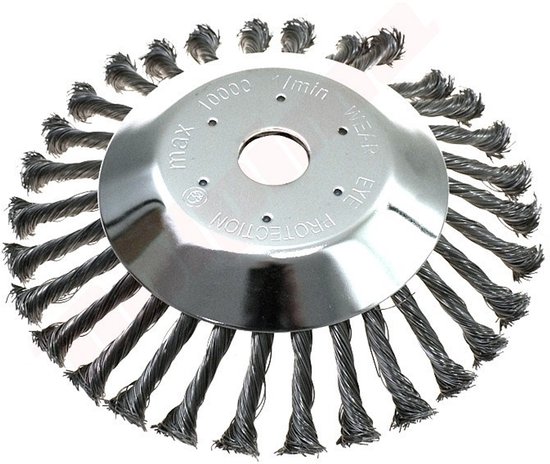 Onkruidborstel Metaal 200mm x 20MM Voor Bosmaaier Merk BPC Parts van Merkloos	