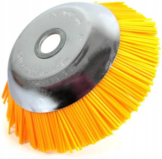Onkruidborstel Nylon - Onkruidborstel - Voegenborstel - Elektrisch - voor Bosmaaier - Staalborstel - Universeel - 20cm van Kreator