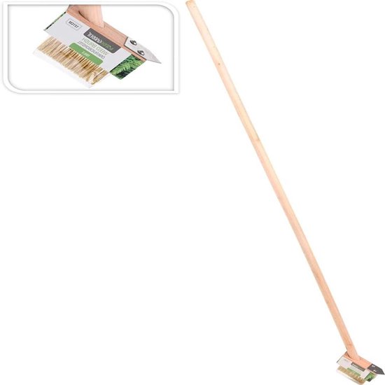 Onkruidborstel - Onkruidverwijderaar - Terras Reinigen - Ongespleten Borstelharen - 127 cm - Niet gespecificeerd