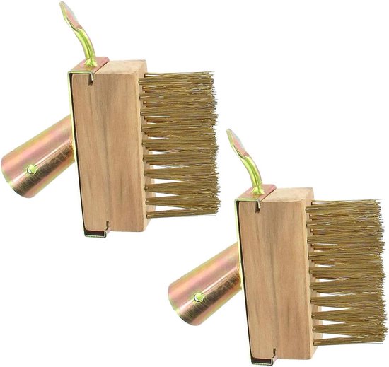 Onkruidborstel - Voor voegenreiniging - 2 stuks - Stalen borstel van Kinzo Garden