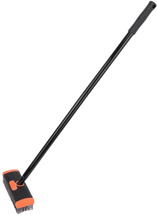Onkruidborstelset - Onkruidverwijderaar Terrasreiniger - Onkruid Verwijderen - Dubbele Borstelkop - 1175 mm - Niet gespecificeerd