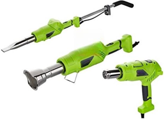 Onkruidbrander Elektrisch - Elektrisch bediend, 2000 W, Temperatuurkeuze 80 °C of 650 °C van Kinzo Garden