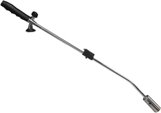 Onkruidbrander Gas - Brandertje Tuin - Onkruid Verwijderen - Automatische Ontsteking - 80 cm - Zwart