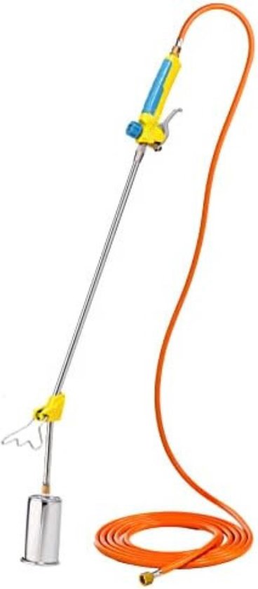 Onkruidbrander Gas - Onkruidbestrijdende toorts - 20°C | Wordt aangesloten op een gasfles onder druk - 1°C onkruidbrander professioneel gas van Kinzo