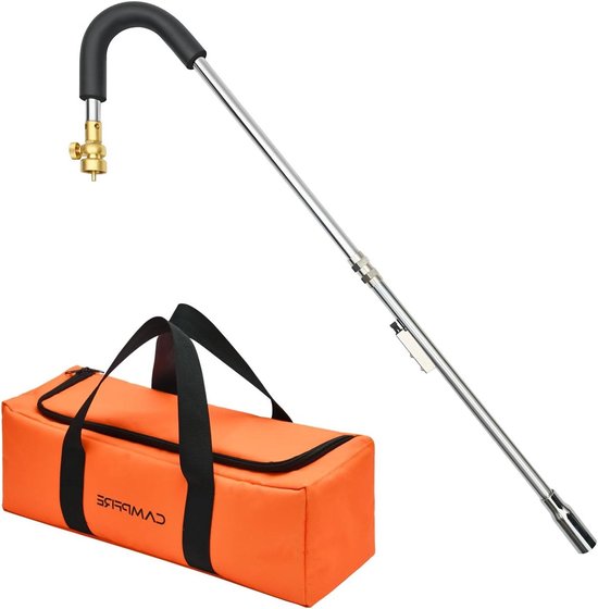 Onkruidbrander Propaan - Tuinfakkel - Onkruid Verwijderen - Zelfontstekend Mechanisme - 78.7 cm Lengte - Oranje