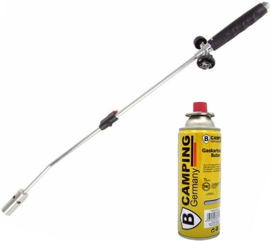 Onkruidbrander/onkruidverdelger - 80 cm - incl. gas navulling 227 gram van Merkloos	