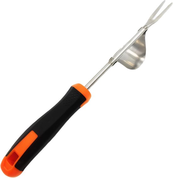 Onkruidgereedschap Roestvrijstalen onkruidgereedschap met ergonomische handgreep Onkruidgereedschap Tuin V-vormige vork Handmatige onkruidgereedschap Onkruidgereedschap 13,8 inch Tuinieren van Merkloos	