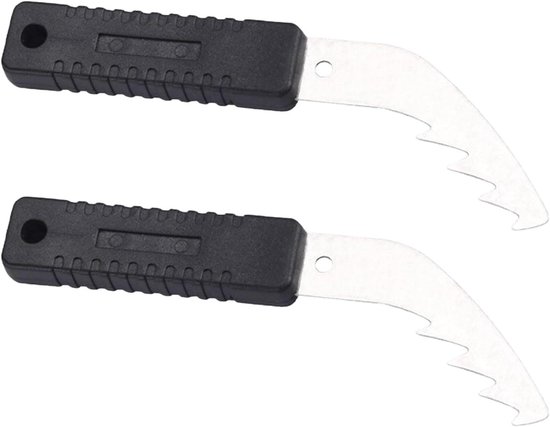 Onkruidgereedschap Set - Tuin Wieden - Gazon Verzorging - Ergonomische Handgreep - 2 Stuks - Grijs