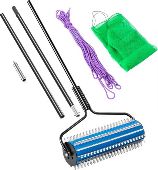 Onkruidhark Aluminium - Groot Hoofd - 365x60x15cm - Voor Bladeren & Vijvers van Uiterst