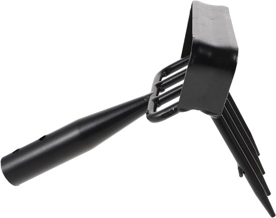 Onkruidhark Staal - Tuingereedschap Wieden - Tuinonderhoud Gemak - Ergonomisch Ontwerp - 12.5 cm - Zilver