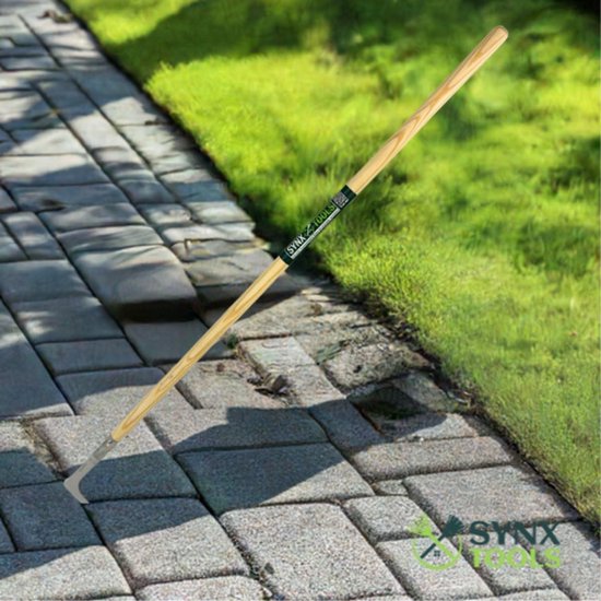 Onkruidkrabber met Steel 110cm - RVS Voegenreiniger voor Terras en Oprit van Merkloos	