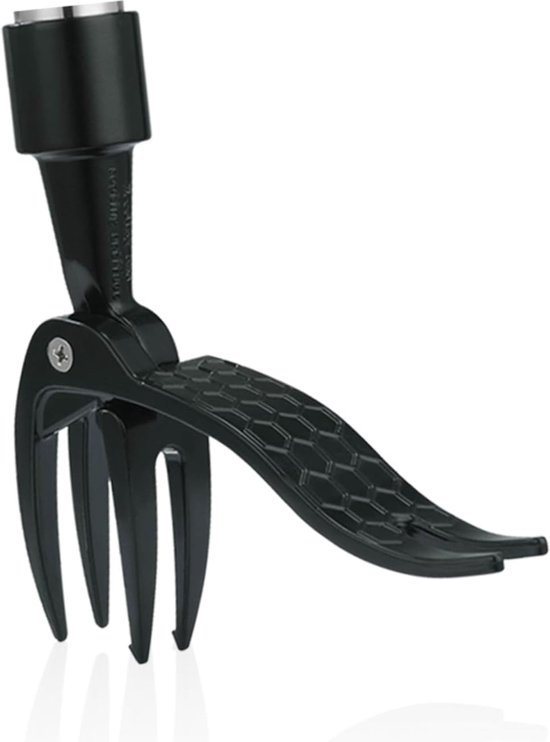 Onkruidmes - staande onkruidtrekker met 4 stalen klauwen - enkele kop - zwart - aluminium - 14.4*13.8*3 - Staand Gazon Tuingereedschap - tuingereedschap - geschenken van de tuinier van GARDENA