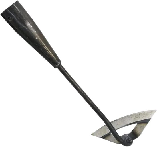 Onkruidsteker - Aarde losmaken - Tuinonderhoud - Hete smeedtechniek - 37 x 18 x 10 cm - Metaal