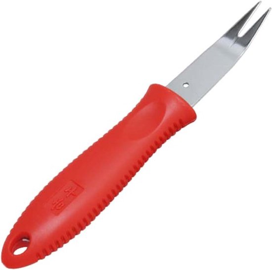 Onkruidsteker Met Handvat - Wortelverwijderaar Tuin - Onkruid Verwijderen - Roestvrij Staal Snijblad - Rood van Merkloos	