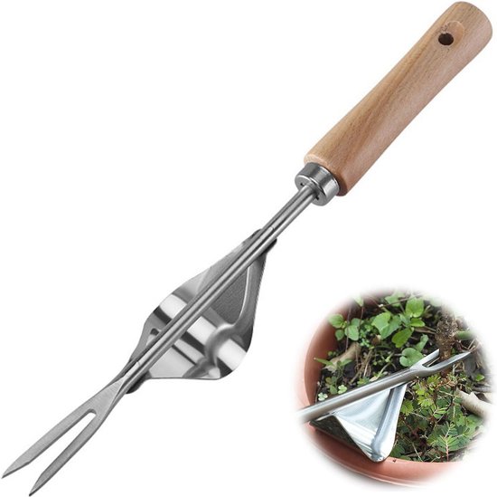 Onkruidsteker met steel - Handig tuingereedschap voor effectief onkruid verwijderen van GARDENA