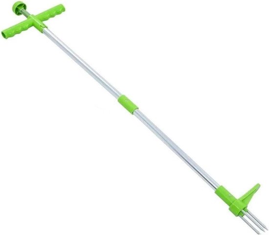 Onkruidsteker - Onkruidverwijderaar - Tuinonderhoud - Lange Aluminium Buizen - Afneembaar - Groen