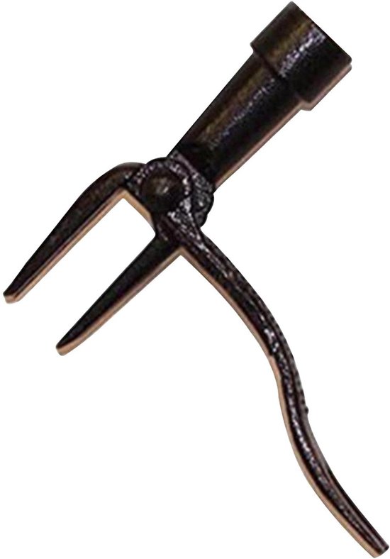 Onkruidsteker - Wortelverwijderaar - Onkruid wieden - Staand werken - 13x13 cm - Zilver