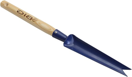 Onkruidsteker - Wortelverwijderaar - Tuinonderhoud - Kwaliteitsstaal - 37 cm - Houtkleur