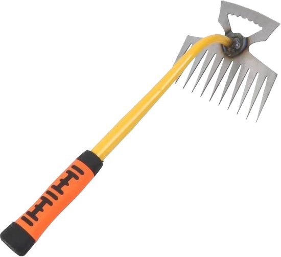 Onkruidstekers - Tuingereedschap - 2-In-1 Handmatig Onkruidverwijderings En Voegschraper Van Roestvrij Staal - 11 Tanden - Voor Distels En Ander Veelvoorkomend Onkruid Uit Uw Tuin Verwijderen van Merkloos	