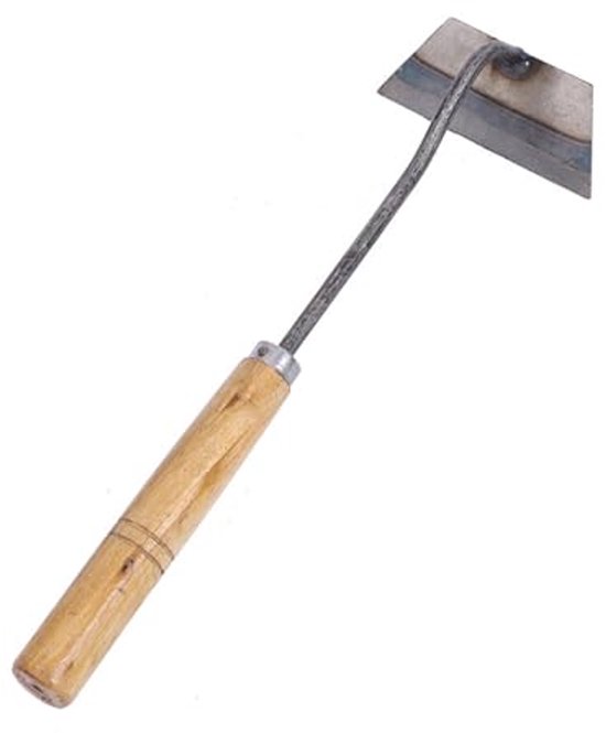 Onkruidtrekker Handgereedschap voor Tuin - Roestvrij Staal Schoffel met Houten Handvat - Multifunctioneel Gereedschap voor Verplanten en Onkruid verwijderen van Merkloos	