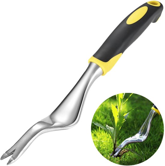 Onkruidtrekker - Onkruidbestrijding - Tuingereedschap - Onkruidwieder - Duurzame Onkruidsteker - tuinschop - Onkruidverwijderaar - Onkruid Verwijderen - roottool - Aluminium - Handgereedschap - Tuinieren - Voorjaar - Ergonomisch - Voor Tuin & Gras van Merkloos	