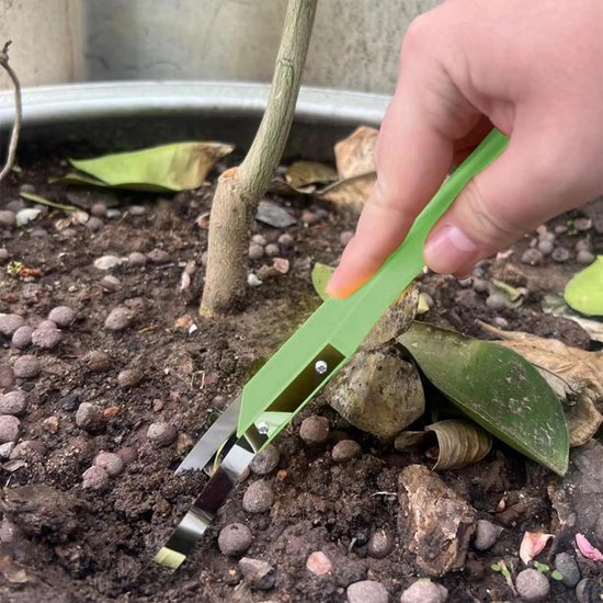 Onkruidtrekker - Onkruidsteker - Onkruid Verwijderen - Handonkruidsteker - Handmatig Onkruidverwijderaar - Onkruidsteker Met Steel - Handtuinklauw - Tuingereedschap voor Wieden, Losmaken, Tuingadgets - Arbeidsbesparende Onkruidsteker - Groen van Merkloos	