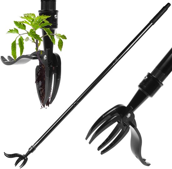 Onkruidtrekker - Onkruidverwijderaar - 104cm - Aluminiumlegering + roestvrij staal - Onkruid Trekker - Garden Weeding Tool for No Bending or Kneeling van Merkloos	