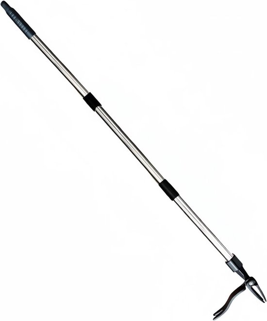 Onkruidtrekker - Onkruidverwijderaar - Gazon Onderhoud - Stand-up Design - 44 inch Handvat - Zilver van Merkloos	
