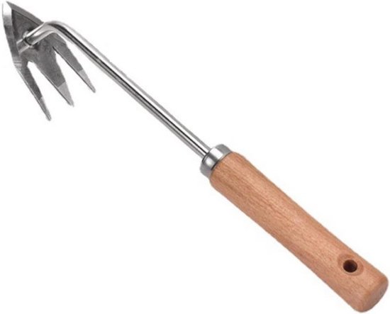Onkruidtrekker Roestvast - Handgereedschap Wieden - Tuinonderhoud Gemak - Ergonomisch Ontwerp - 31.5cm Lengte van Merkloos	