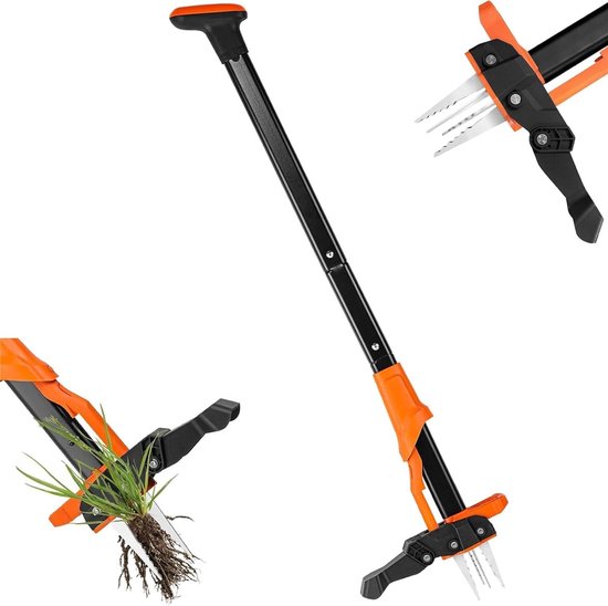 Onkruidtrekker Staand - Onkruidverwijderaar Tuin - Onkruid Verwijderen - Ergonomisch Staand Design - 99 cm - Niet gespecificeerd