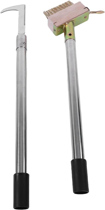 Onkruidtrekker - Wiedergereedschap - Tuinonderhoud - Verstelbare handgreep - 1090 gram - Zilver