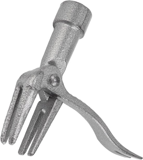 Onkruidtrekker - Wiedstok Tuin - Onkruid Verwijderen - Niet Buigen - 21 x 19 x 4 cm - Zilver