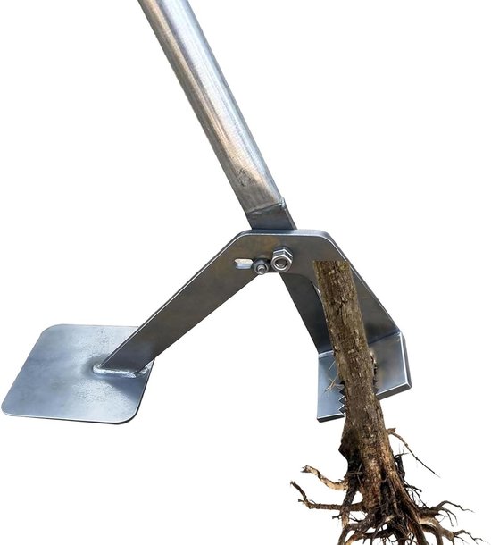 Onkruidtrekker - Wortelverwijderaar - Tuinonderhoud - Hefboomprincipe - 92 cm - Zwart