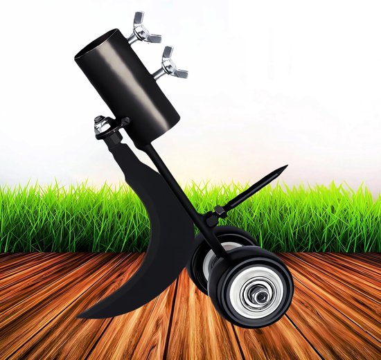 Onkruidverwijderaar - 2-in-1 Garden Weeder - Haak onkruidverwijderaar - Onkruidsteker - Handmatige wieder - Met Wielen - Tuinonderhoud & Opruiming van Merkloos	