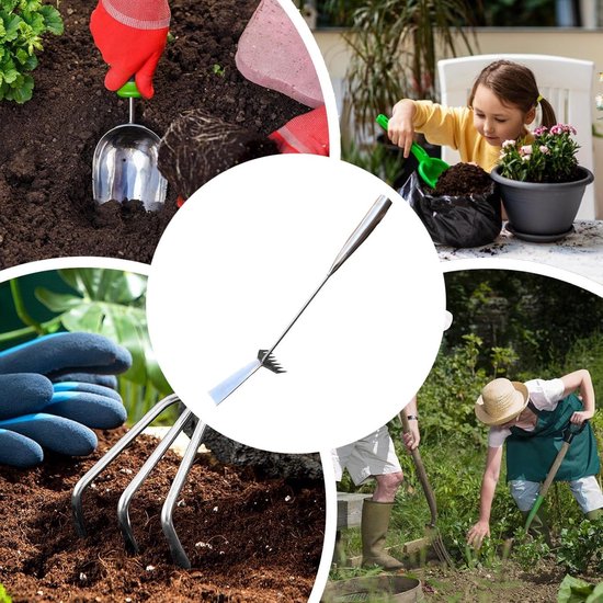 Onkruidverwijderaar Handmatig - Tuin Gereedschap - Gazon Onderhoud - Geoptimaliseerd Hefboommechanisme - 5 cm Breed - Roestvrij Staal
