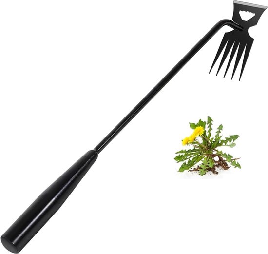 Onkruidverwijderaar Handmatig - Tuin Gereedschap - Onkruid Wieden - Mangaans Staal - 29 cm Lengte - Metaal van Merkloos	