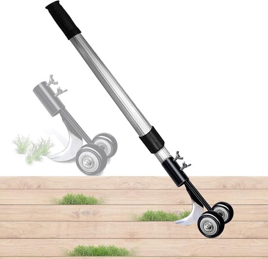 Onkruidverwijderaar Lange Steel - Onkruidtrekker Terras Opritten - Onkruid Verwijderen - Verstelbare Telescoopsteel - 56-95 cm - Staal