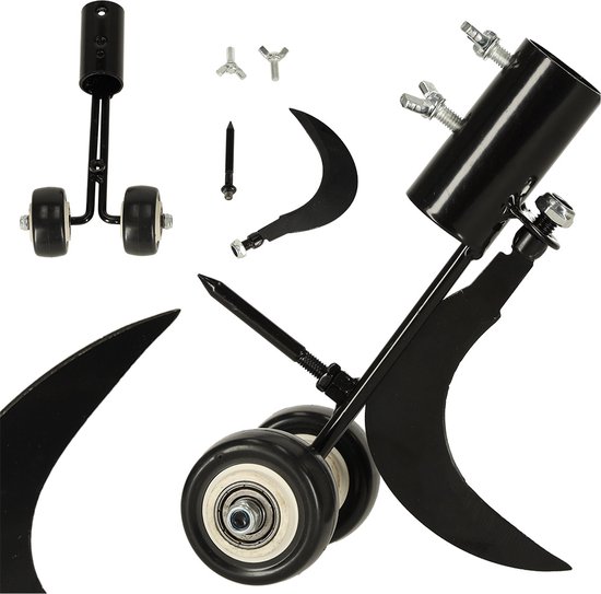 Onkruidverwijderaar met Haak - 2 in 1 - Zwart - Spike en Haak - Tuingereedschap - Onkruidsteker - Haak - Tuingereedschap - Onkruid van Kreator